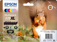 Epson Squirrel Multipack 6-colours 378XL Claria Photo HD Ink - thumbnail