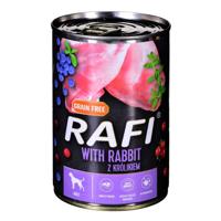 Dolina Noteci RAFI konijn, bosbes, cranberry - Nat hondenvoer 400 g
