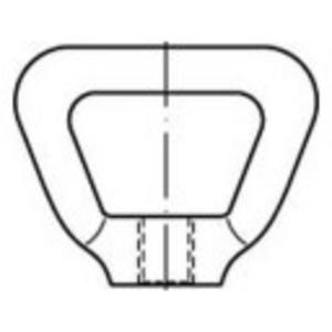 TOOLCRAFT TO-9990114 Kooimoeren M16 DIN 80704 RVS A4 5 stuk(s)