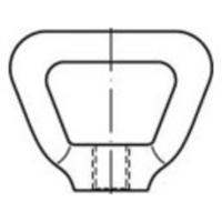 TOOLCRAFT TO-9990114 Kooimoeren M16 DIN 80704 RVS A4 5 stuk(s)