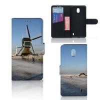 Nokia 1 Plus | Flip Cover | Schaatsers