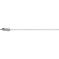 PFERD TOOLS 21222757 Freesstift Spitsboog Lengte 88 mm Afmeting, Ø 6 mm Werklengte 13 mm Schachtdiameter 3 mm