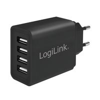 LogiLink PA0211 oplader voor mobiele apparatuur Zwart Binnen - thumbnail