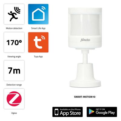 Alecto SMART-MOTION10 Slimme Zigbee-bewegingssensor - SMART-MOTION10
