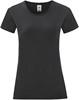 Fruit Of The Loom F131 Ladies´ Iconic T - Black - L - thumbnail