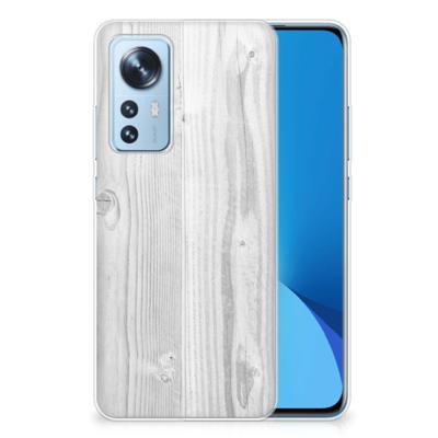 Xiaomi 12 | 12X | Bumper Hoesje | White Wood