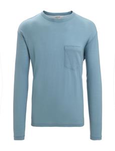 Icebreaker Granary Pocket Heren Shirt Astral Blue L