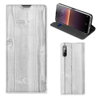 Sony Xperia L4 Book | Wallet Case | White Wood