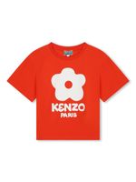 Kenzo Kids t-shirt en coton biologique à logo imprimé - Rouge