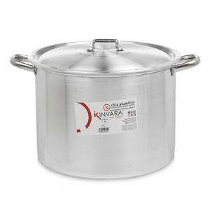 Kookpan/soeppan met deksel - Aluminium - 30 liter - D36 x H31 cm