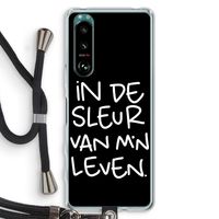 De Sleur: Sony Xperia 5 III Transparant Hoesje met koord