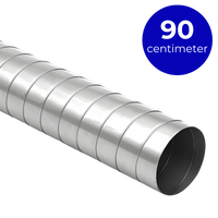 Spirobuis Ø 200mm - Staal - Lengte 90cm