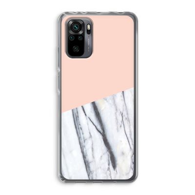 A touch of peach: Xiaomi Redmi Note 10 Pro Transparant Hoesje
