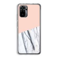 A touch of peach: Xiaomi Redmi Note 10 Pro Transparant Hoesje