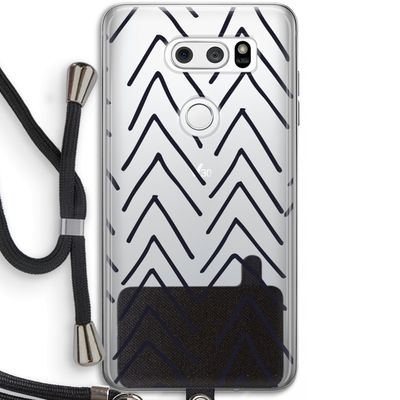 Marrakech Arrows: LG V30 Transparant Hoesje met koord