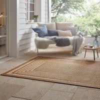 Jute Vloerkleed Woods - Mokka maat: 170x120cm - materiaal: Polypropyleen - Dekbed-Discounter.nl