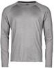 Tee Jays TJ7022 Long Sleeve CoolDry Tee - Grey Melange - XL