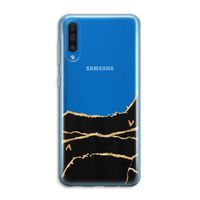 Gouden marmer: Samsung Galaxy A50 Transparant Hoesje