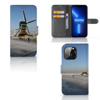 iPhone 13 Pro Flip Cover Schaatsers - thumbnail