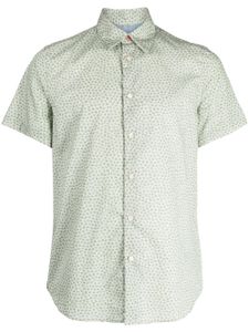 PS Paul Smith chemise en coton à fleurs - Vert