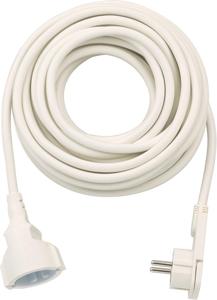 Brennenstuhl Verlengsnoer Kwaliteits Kunststof met Platte Stekker 10m H05VV-F3G1,5 Wit - 1168980210