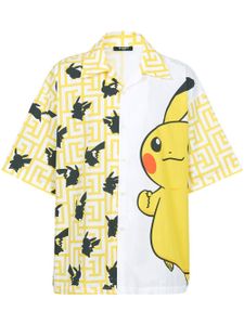 Balmain x Pokémon chemise à imprimé Pikachu - Jaune