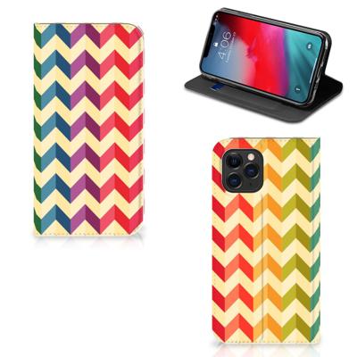 Apple iPhone 11 Pro | Hoesje met Magneet | Zigzag Multi Color