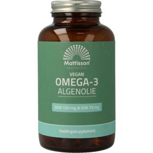 Mattisson Vegan omega 3 algenolie DHA 150mg EPA 75mg