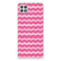 Samsung Galaxy A22 5G TPU bumper Waves Pink