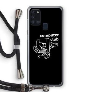 Floppyhead: Samsung Galaxy A21s Transparant Hoesje met koord