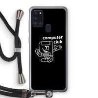 Floppyhead: Samsung Galaxy A21s Transparant Hoesje met koord