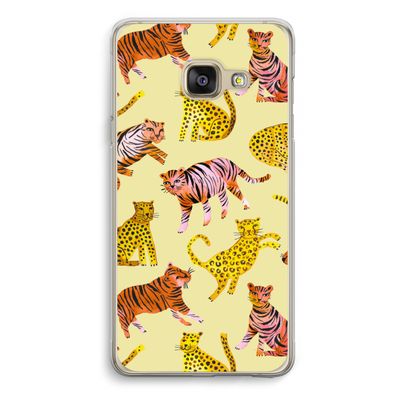 Cute Tigers and Leopards: Samsung A3 (2017) Transparant Hoesje