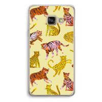 Cute Tigers and Leopards: Samsung A3 (2017) Transparant Hoesje