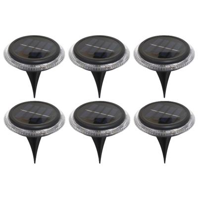 Progarden buiten lampje/prik spots - set 6x - solar verlichting - tuinpad/plant verlichting - LED -