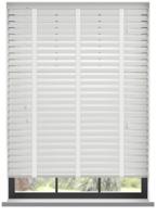 Aluminium jaloezie met ladderband - Wit