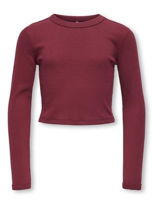 Kids ONLY winter top meisjes - paars - KogBina - slim fit, longsleeve