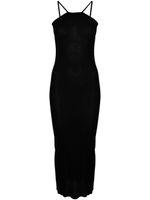 Rick Owens Skorpio fine-ribbed maxi dress - Noir