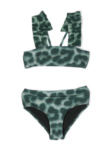 Molo bikini à imprimé abstrait - Vert