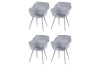 Set van 4 - Hartman Sophie Studio dining armstoel - Misty Grey