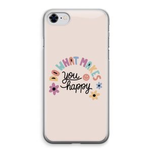 Happy days: iPhone 8 Transparant Hoesje