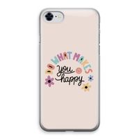 Happy days: iPhone 8 Transparant Hoesje