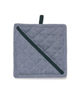 HEMA Pannenlap 21x21 Chambray Katoen Groen (groen) - thumbnail