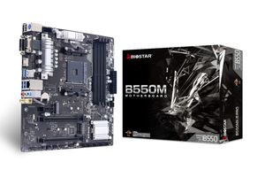 BioStar B550MX/E Pro Moederbord Socket AMD AM4 Vormfactor Micro-ATX Moederbord chipset AMD® B550