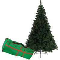 Kunst kerstboom/dennenboom klein formaat 120 cm + opbergtas