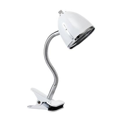 Lifetime knijplamp wit/chroom