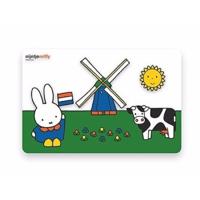 Placemats Nijntje in het weiland - Set van 4x stuks - 44 x 29 cm - Ontbijt diner en knutselen onderl