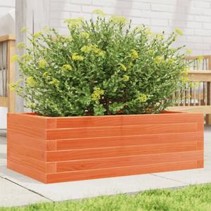 VidaXL Plantenbak 70x40x23 cm massief grenenhout wasbruin