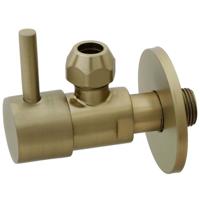 Hoekstopkraan Xellanz Minimal | 3/8"x3/8" of knel 10 mm | Geborsteld messing PVD Hoekstopkraan Xellanz Minimal | 3/8"x3/8" of knel 10 mm | Geborsteld messing PVD