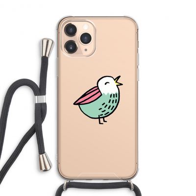 Birdy: iPhone 11 Pro Max Transparant Hoesje met koord
