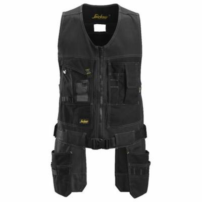 Heren Werkvest Snickers Workwear Zwart - Maat: L